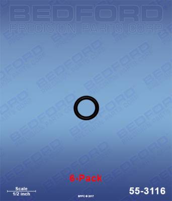 Bedford - BEDFORD - O-RINGS, SOLVENT RESISTANT (6-PACK) - 55-3116