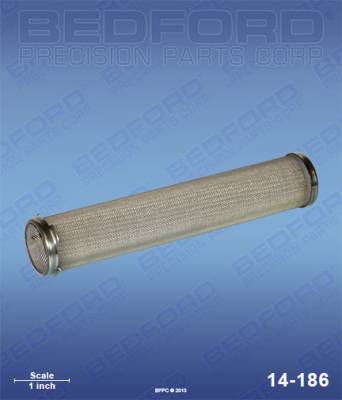 Bedford - BEDFORD - STRAINER, MANIFOLD FILTER - 100 MESH (LONG) - 14-186