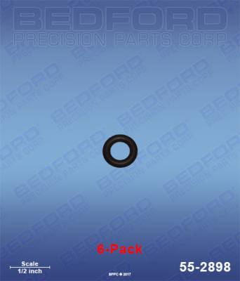 Bedford - BEDFORD - O-RINGS, SOLVENT RESISTANT (6-PACK) - 55-2898