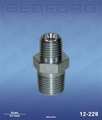 Bedford - BEDFORD - NIPPLE 1/4" NPT X 3/8" NPT - 12-229