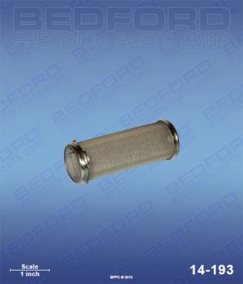 Bedford - BEDFORD - STRAINER, MANIFOLD FILTER - 60 MESH (SHORT) - 14-193