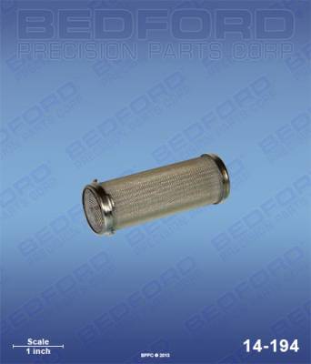 Bedford - BEDFORD - STRAINER, MANIFOLD FILTER - 100 MESH (SHORT) - 14-194