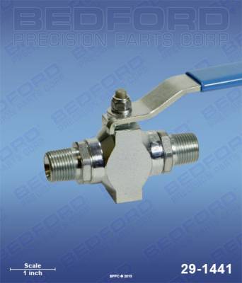 Bedford - BEDFORD - 3/8" NPT X 3/8" NPT 5000 PSI BALL VALVE - 29-1441