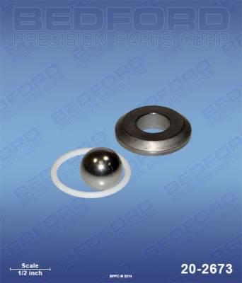 Bedford - BEDFORD - INTAKE SEAT KIT - SEAT (15/16"), BALL & O-RING - 20-2673