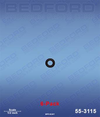 Bedford - BEDFORD - O-RINGS, SOLVENT RESISTANT (6-PACK) - 55-3115