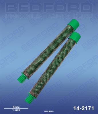 Bedford - Bedford - Gun Filter (2 pcs), 30 Mesh, Coarse, Green - 14-2171