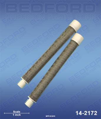 Bedford - Bedford - Gun Filter (2 pcs), 60 Mesh, Medium, White - 14-2172