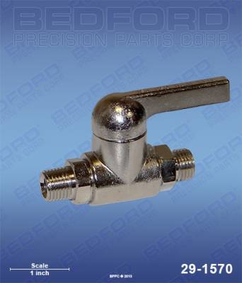 Bedford - BEDFORD - BALL VALVE, 1/4" NPS X 1/4" NPT, 250 PSI - 29-1570