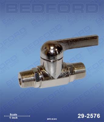 Bedford - BEDFORD - BALL VALVE, 3/8" NPT X 3/8" NPT, 250 PSI - 29-2576