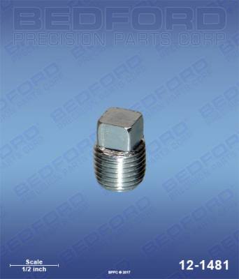 Bedford - BEDFORD - PLUG, 1/4" NPT - 12-1481