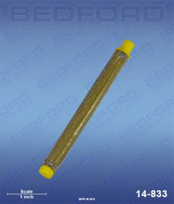 Bedford - Bedford - Gun Filter, 100 Mesh, Fine (Yellow) - 14-833