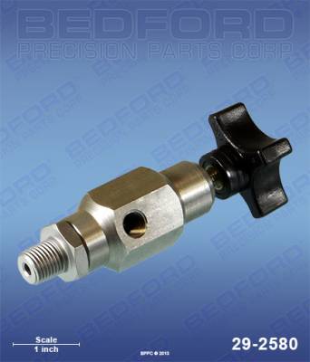 Bedford - Bedford - Outlet Bleed Valve, 1/4" NPT(m) x 1/8" NPT(f) - 29-2580