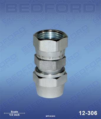 Bedford - BEDFORD - 1/4" HOSE FITTING X 3/8" NPS(F) - 12-306