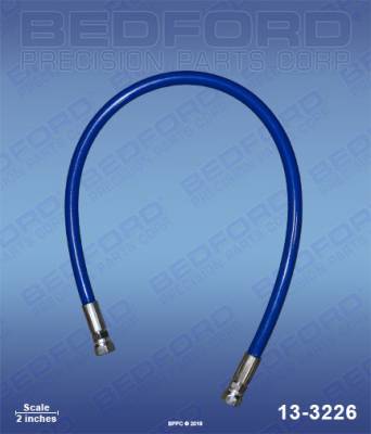 Bedford - BEDFORD - 3/8" x 3' (fbe) Hose Assembly - LineLazer - 13-3226