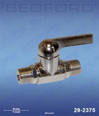 Bedford - BEDFORD - BALL VALVE, 3/8" NPT X 3/8" NPT, 250 PSI - 29-2375