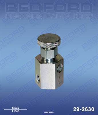 Bedford - BEDFORD - DRAIN VALVE HOUSING & STEM ASSEMBLY - 29-2630