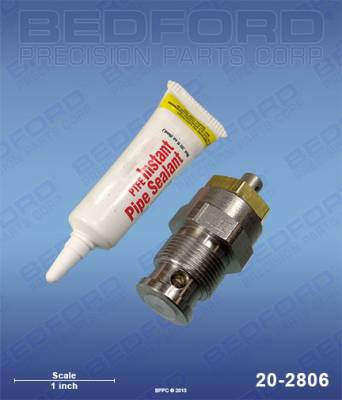 Bedford - BEDFORD - KIT - BLEED VALVE WITH SOLV'T RESISTANT O-RING - 20-2806