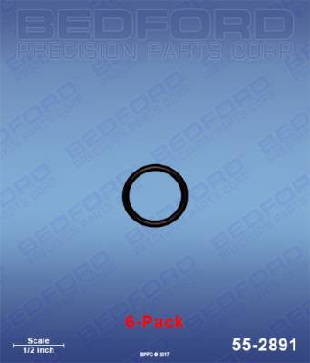 Bedford - BEDFORD - O-RINGS, SOLVENT RESISTANT (6-PACK) - 55-2891