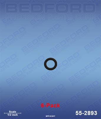 Bedford - BEDFORD - O-RINGS, SOLVENT RESISTANT (6-PACK) - 55-2893