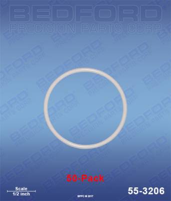 Bedford - BEDFORD - O-Rings, Teflon, 50-Pack - 55-3206