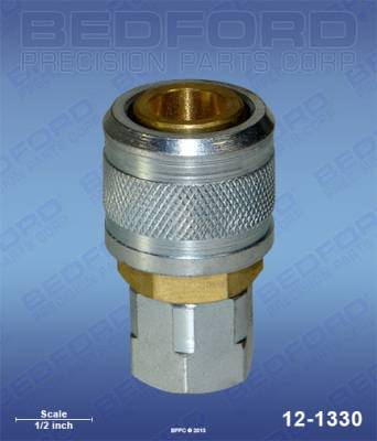 Bedford - BEDFORD - QUICK DISCONNECT COUPLER 1/4" NPT(F) - 12-1330