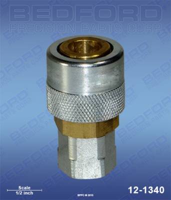 Bedford - BEDFORD - QUICK DISCONNECT COUPLER 1/4" NPT(F) - 12-1340