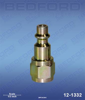 Bedford - BEDFORD - QUICK DISCONNECT PLUG 1/4" NPT(F) - 12-1332