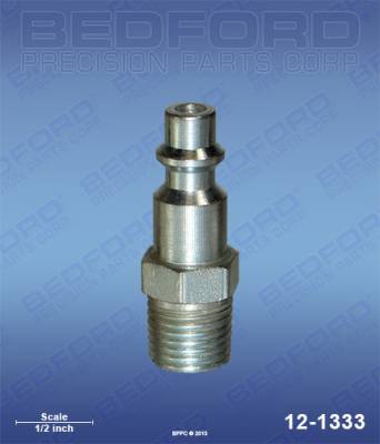 Bedford - BEDFORD - QUICK DISCONNECT PLUG 1/4" NPT(M) - 12-1333