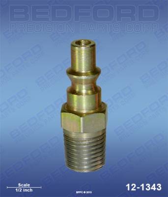 Bedford - BEDFORD - QUICK DISCONNECT PLUG 1/4" NPT(M) - 12-1343