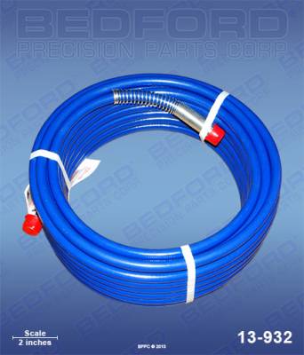 BEDFORD - 50' X 1/4" AIRLESS HOSE ASSEMBLY - 13-932