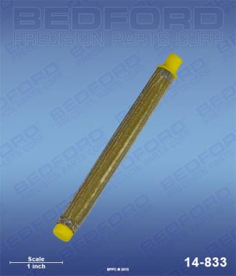 Bedford - Gun Filter, 100 Mesh, Fine (Yellow) - 14-833