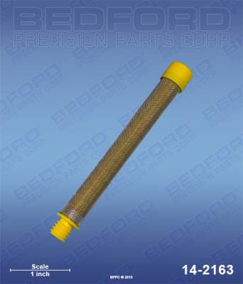 Bedford - Gun Filter, 100 Mesh, Yellow - 14-2163