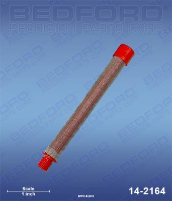 Bedford - Gun Filter, 150 Mesh, Red - 14-2164