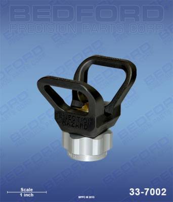 Airless Tips - Bedford - Bedford - BEDFORD - HAND-TIGHT REVERSIBLE TIP GUARD, 11/16" (F) - 33-7002