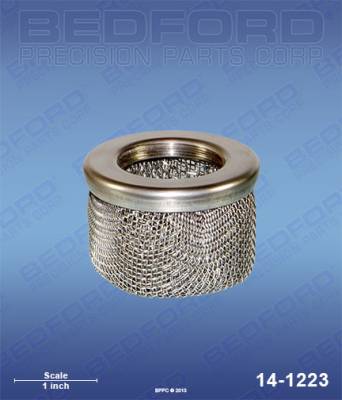 BEDFORD - INLET STRAINER - 1" NPT (STAINLESS STEEL CAP) - 14-1223