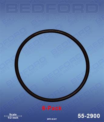 BEDFORD - O-RINGS, SOLVENT RESISTANT (6-PACK) - 55-2900