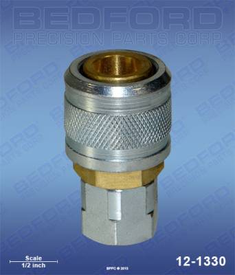 BEDFORD - QUICK DISCONNECT COUPLER 1/4" NPT(F) - 12-1330