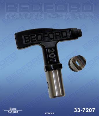 Spray Accessories - Bedford - BEDFORD - REVERSIBLE TIP - .007" ORIFICE, 4"-6" FAN - 33-7207