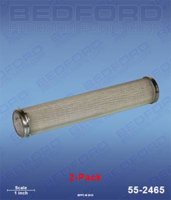 BEDFORD - STRAINERS (2), MANIFOLD FILTER, 100 MESH, LONG - 55-2465